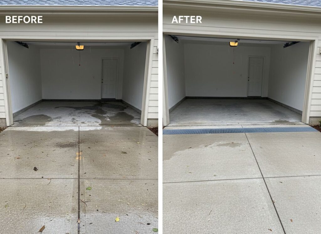 gutter cleaning Trench Drain